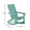 Flash Furniture Sea Foam Poly Resin Adirondack Rocking Chair JJ-C14709-SFM-GG - alternate 2